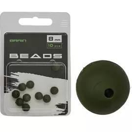 Намистина Brain Beads 8mm (10 шт / уп) Green SGXA-9240-8, фото 